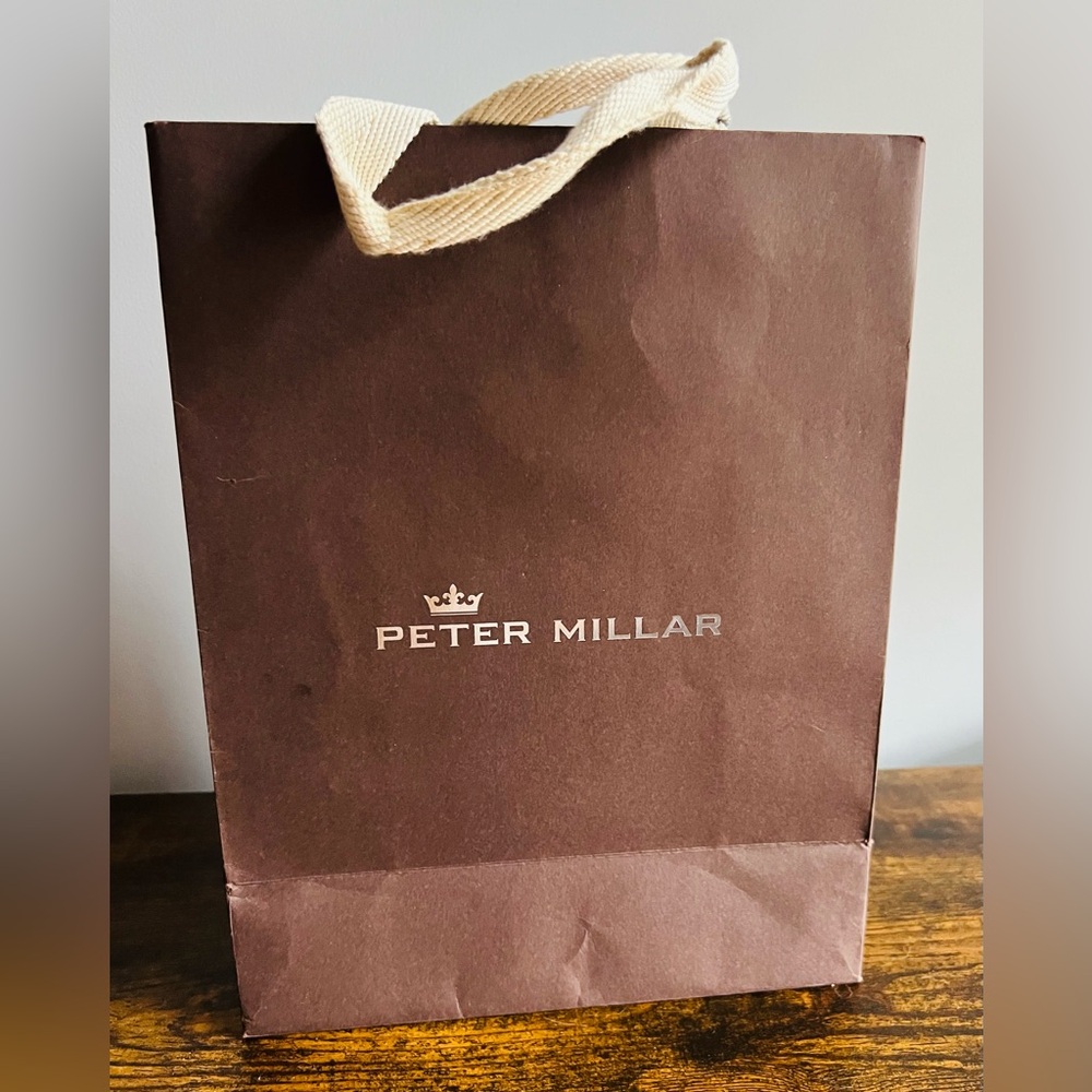 Peter Millar Chocolate Brown paper Bag - Picture 2 of 4